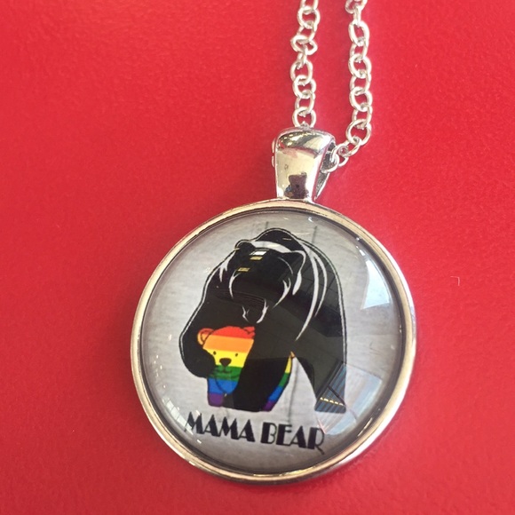 Mama Bear LBGTQ NECKLACE - Picture 2 of 3